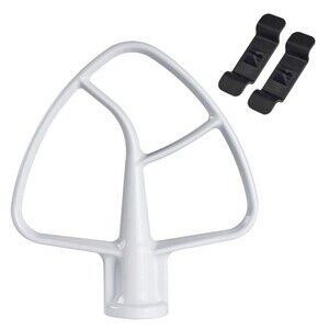 K45B Coated Flat Beater for Kitchenaid 4.5 Qt Tilt-Head Stand Mixer, Paddle Atta